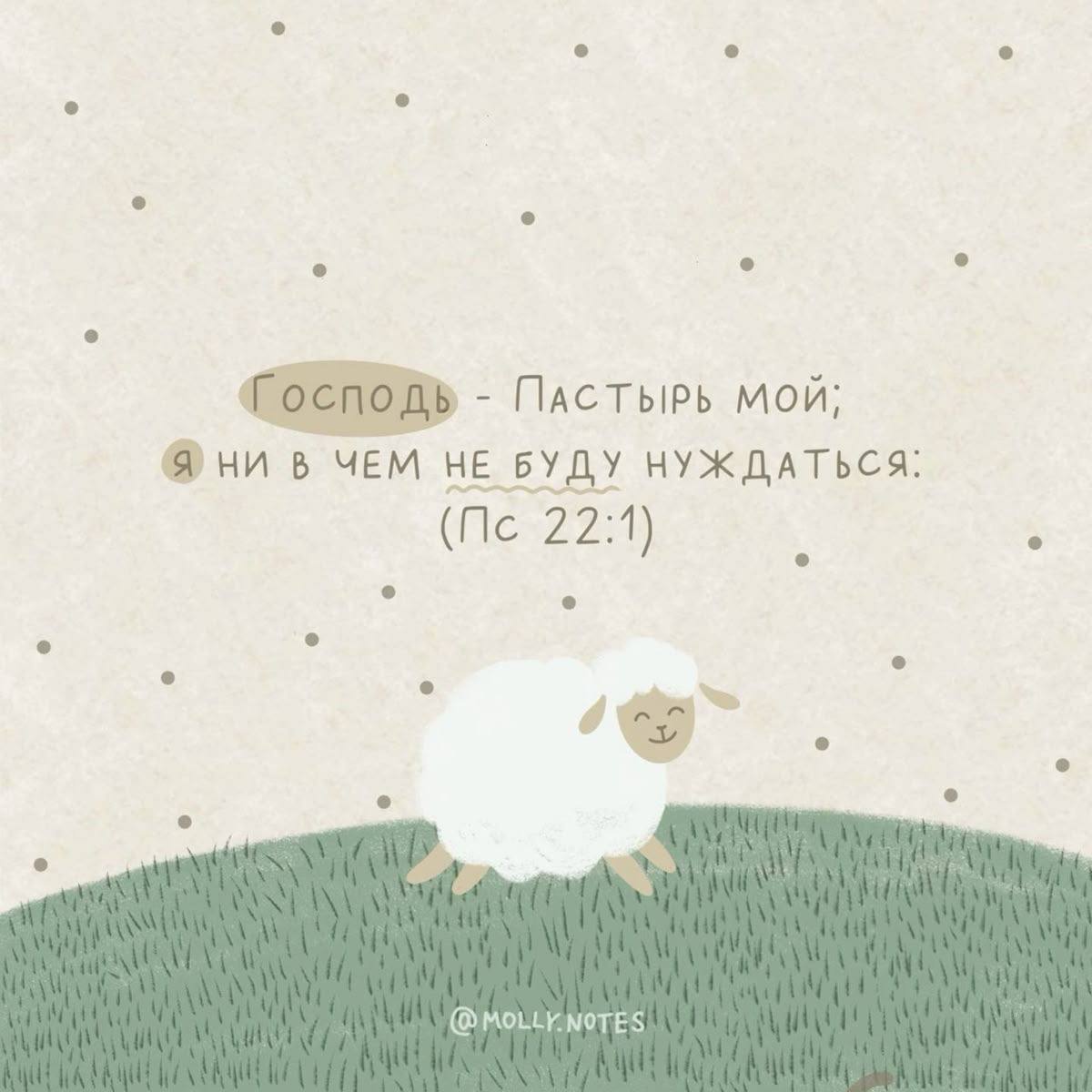 Открытка Пс. 22:1